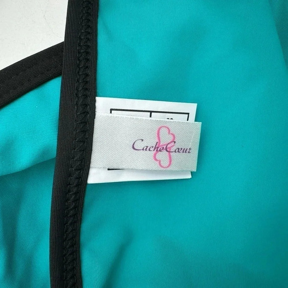 Cache Coeur Underwired maternity tankini Rosy mint set B2159 - Picture 8 of 9